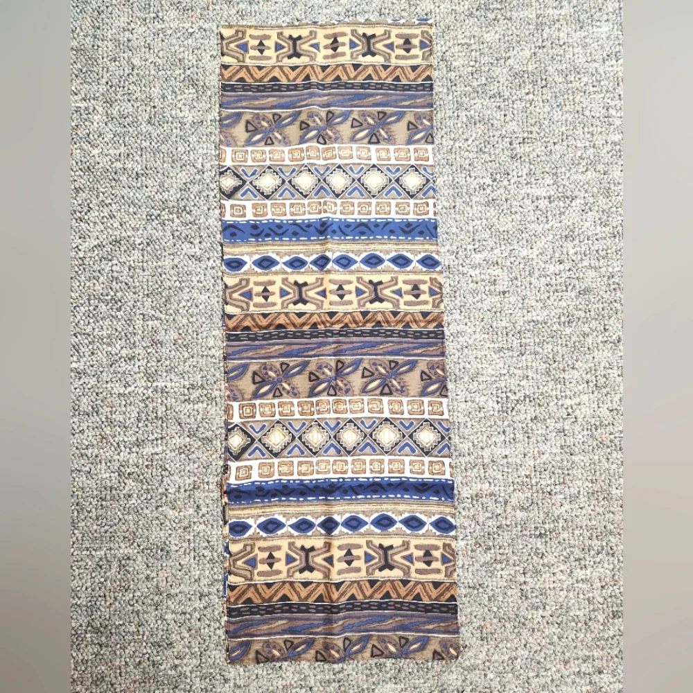 Bloomingdale's Tribal Pattern Silk Oblong Scarf